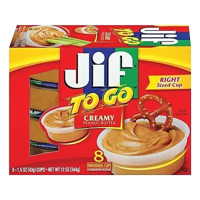 Best deal ๐ Snacks Jif To Go Peanut Butter 1.5 Oz. 8/Box (SMU5150024136) โ 3 Best deal ๐ Snacks Jif To Go Peanut Butter 1.5 Oz. 8/Box (SMU5150024136) โ