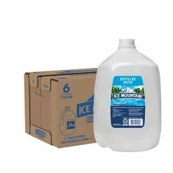 Brand new ⌛ Ice Mountain Brand Distilled Water, 1-Gallon Plastic Jug, 6/Carton (11475178) ✔️