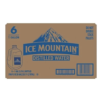 Brand new ⌛ Ice Mountain Brand Distilled Water, 1-Gallon Plastic Jug, 6/Carton (11475178) ✔️ 5 Brand new ⌛ Ice Mountain Brand Distilled Water, 1-Gallon Plastic Jug, 6/Carton (11475178) ✔️ - Image 3