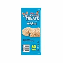 Outlet 😉 Snacks Rice Krispies Treats Bars, Marshmallow, 0.78 Oz., 60/Carton (KEE17120) 👏 -Grocery shop unnamed file 760