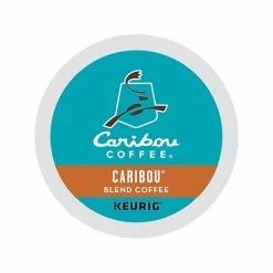 Flash Sale 👏 Caribou Coffee K-Cups Caribou Blend Coffee, Keurig K-Cup Pods, Medium Roast, 24/Box (6992) 😍 -Grocery shop unnamed file 774