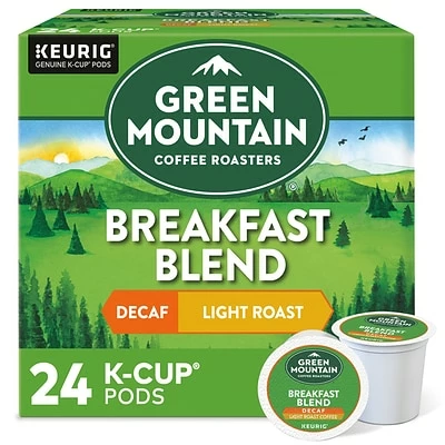 Buy 🧨 K-Cups Green Mountain Breakfast Blend Coffee, Keurig K-Cup Pods, Light Roast, Decaf, 24/Box (5000082433/7522) 🎁 3 Buy 🧨 K-Cups Green Mountain Breakfast Blend Coffee, Keurig K-Cup Pods, Light Roast, Decaf, 24/Box (5000082433/7522) 🎁
