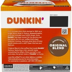 Top 10 🎉 K-Cups Dunkin' Donuts Original Blend Coffee, Keurig® K-Cup® Pods, Medium Roast, 44/Box (006933) ✨ -Grocery shop unnamed file 794