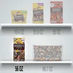 Promo ✔️ Candy & Chocolate HERSHEY'S Miniatures Assorted Chocolate 🍬 Candy, Individually Wrapped, 56 Oz, Bag, 180 Pieces (HEC21543) ❤️ -Grocery shop unnamed file 806
