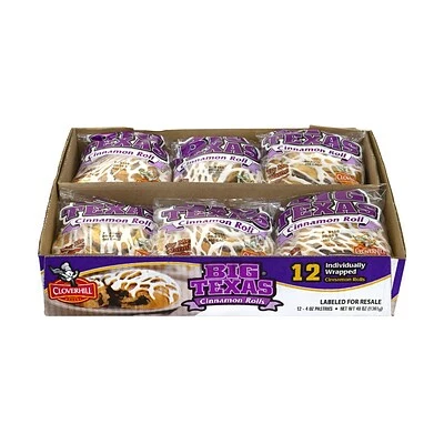 Budget โจ Fresh Groceries Cloverhill Big Texas Cinnamon Roll, 4 Oz., 12/Pack (900-00135) ๐ 4 Budget โจ Fresh Groceries Cloverhill Big Texas Cinnamon Roll, 4 Oz., 12/Pack (900-00135) ๐ - Image 2