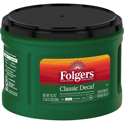 Promo ⌛ Folgers Classic Roast Decaf Ground Coffee, Medium Roast, 19.2 Oz. (PRO000374) 🥰 4 Promo ⌛ Folgers Classic Roast Decaf Ground Coffee, Medium Roast, 19.2 Oz. (PRO000374) 🥰 - Image 2