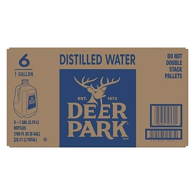 Promo ⌛ Deer Park Distilled Water, 1-Gallon Plastic Jugs, 6/Carton (11475171) 🤩 4 Promo ⌛ Deer Park Distilled Water, 1-Gallon Plastic Jugs, 6/Carton (11475171) 🤩 - Image 2