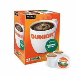 Discount 😉 K-Cups Dunkin' Donuts Decaf Coffee, Keurig® K-Cup® Pods, Medium Roast, 22/Box (400846) 🎁