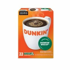 Discount 😉 K-Cups Dunkin' Donuts Decaf Coffee, Keurig® K-Cup® Pods, Medium Roast, 22/Box (400846) 🎁 -Grocery shop unnamed file 852