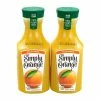 Hot Sale 🔥 Simply Orange Juice Pulp Free, 52 Oz., 2/Pack (902-00102) ✨ -Grocery shop unnamed file 86