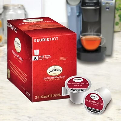 Coupon 🔔 K-Cups Twinings Of London English Breakfast Tea, Keurig K-Cup Pods, 24/Box (TNA85780) 😉 6 Coupon 🔔 K-Cups Twinings Of London English Breakfast Tea, Keurig K-Cup Pods, 24/Box (TNA85780) 😉 - Image 4