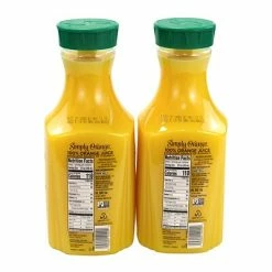 Hot Sale 🔥 Simply Orange Juice Pulp Free, 52 Oz., 2/Pack (902-00102) ✨ -Grocery shop unnamed file 88