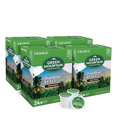 Cheap 😍 K-Cups Green Mountain Sumatra Reserve Coffee, Keurig® K-Cup® Pods, Dark Roast, 96/Carton (GMT4060CT) 🎉 3 Cheap 😍 K-Cups Green Mountain Sumatra Reserve Coffee, Keurig® K-Cup® Pods, Dark Roast, 96/Carton (GMT4060CT) 🎉