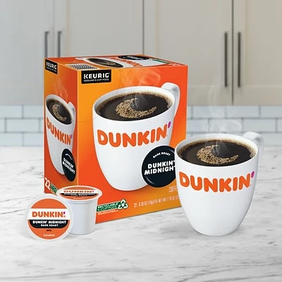 Deals ๐ Dunkin' K-Cups Dunkin Donuts Midnight Coffee, Keurig K-Cup Pods, Dark Roast, 22/Box (400849) ๐ 6 Deals ๐ Dunkin' K-Cups Dunkin Donuts Midnight Coffee, Keurig K-Cup Pods, Dark Roast, 22/Box (400849) ๐ - Image 4