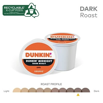Deals ๐ Dunkin' K-Cups Dunkin Donuts Midnight Coffee, Keurig K-Cup Pods, Dark Roast, 22/Box (400849) ๐ 8 Deals ๐ Dunkin' K-Cups Dunkin Donuts Midnight Coffee, Keurig K-Cup Pods, Dark Roast, 22/Box (400849) ๐ - Image 6