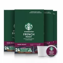 Hot Sale 🧨 K-Cups Starbucks French Roast Coffee, Keurig® K-Cup® Pods, Dark Roast, 96/Carton (10099555097372) 🔥